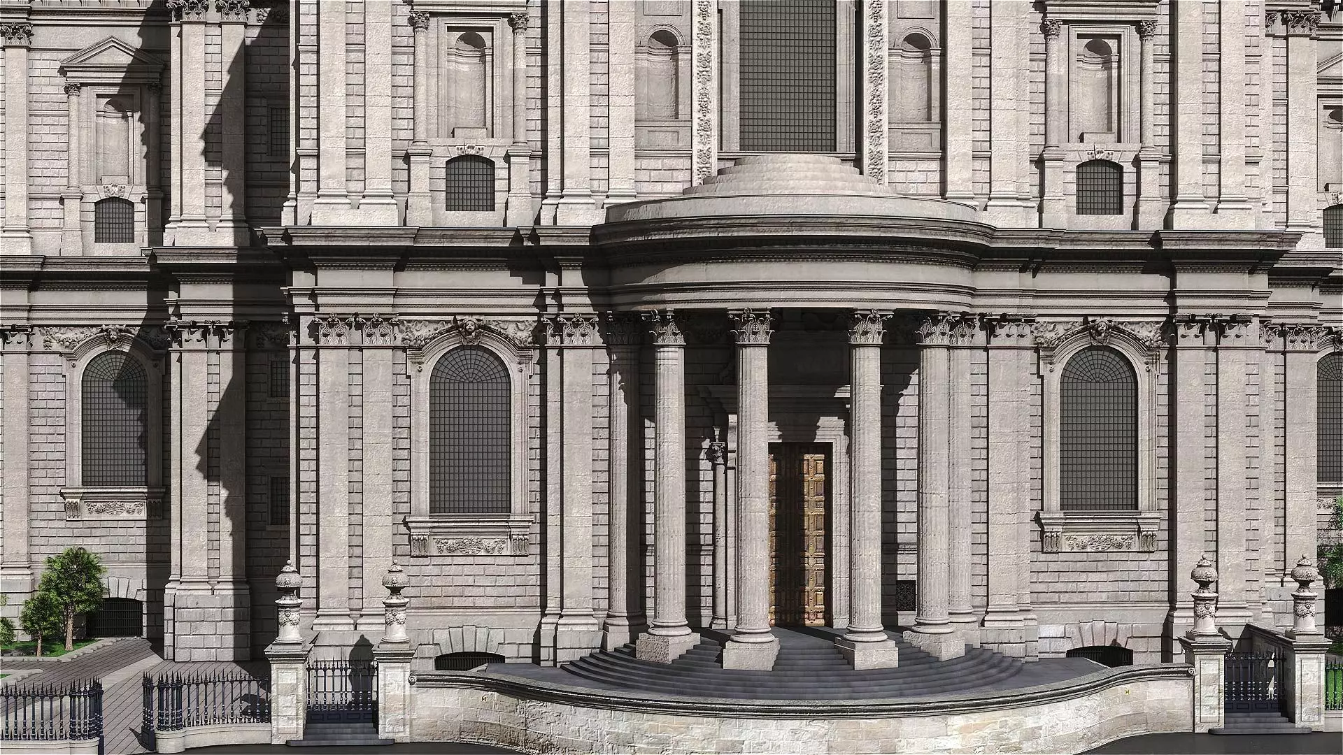 St Pauls Cathedral 3D model_4