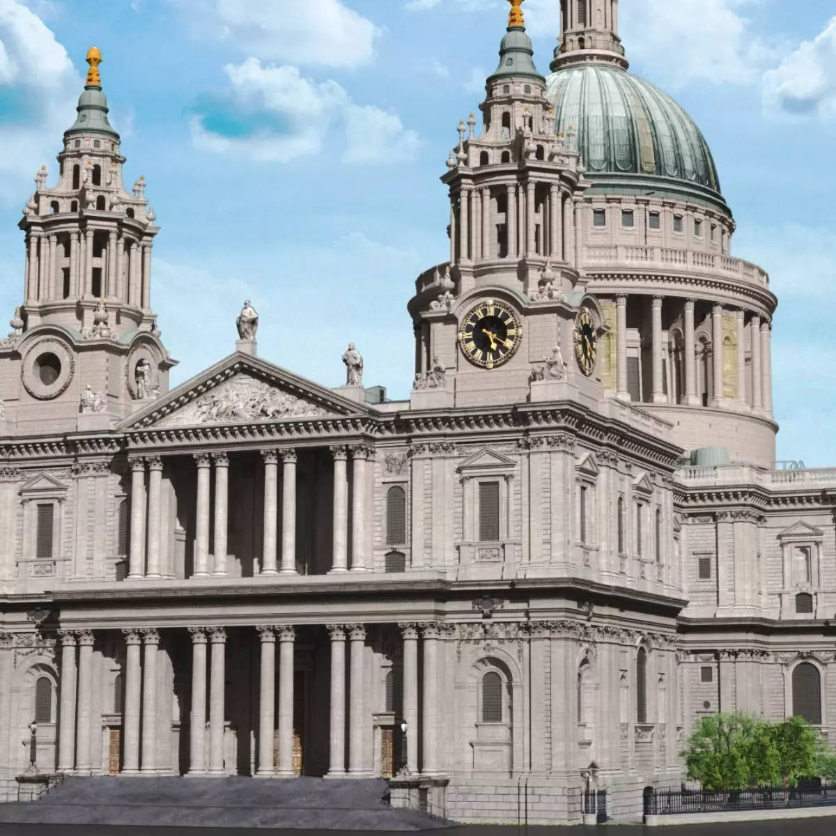St Pauls Cathedral 3D model_0