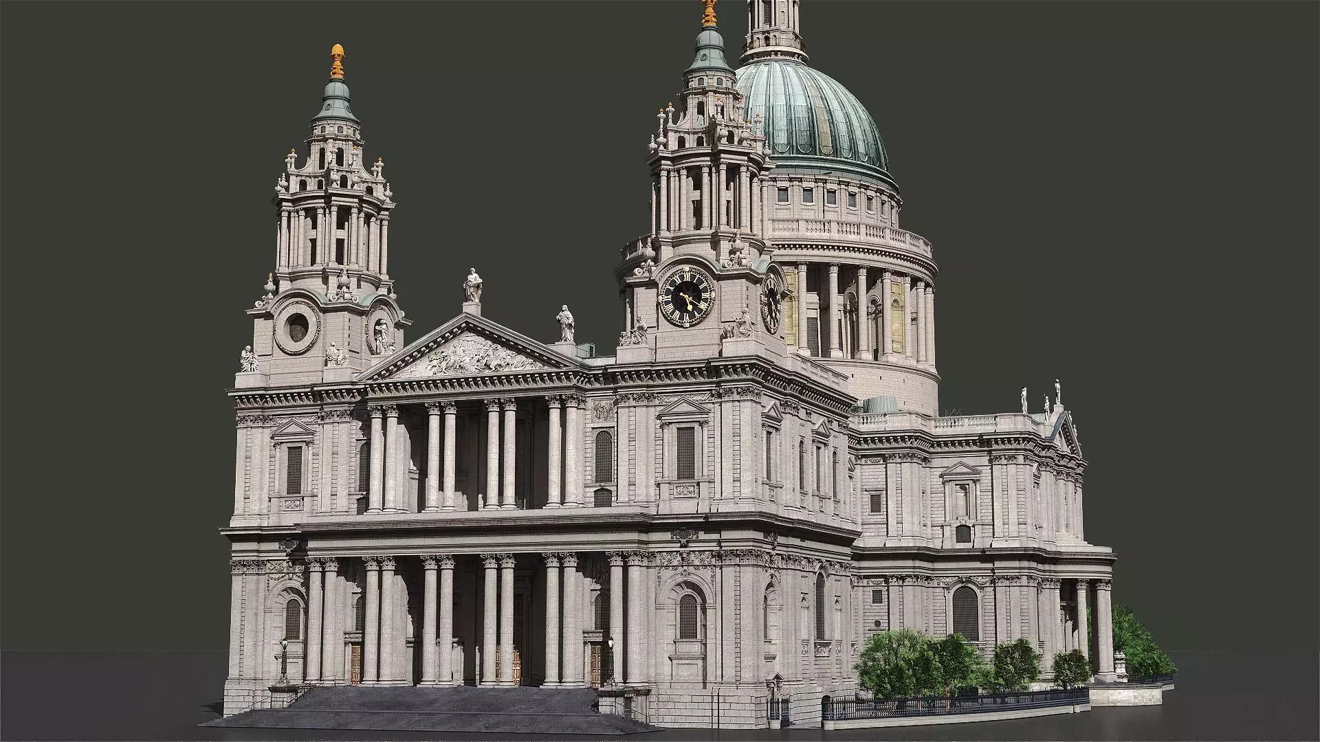 St Pauls Cathedral 3D model_6