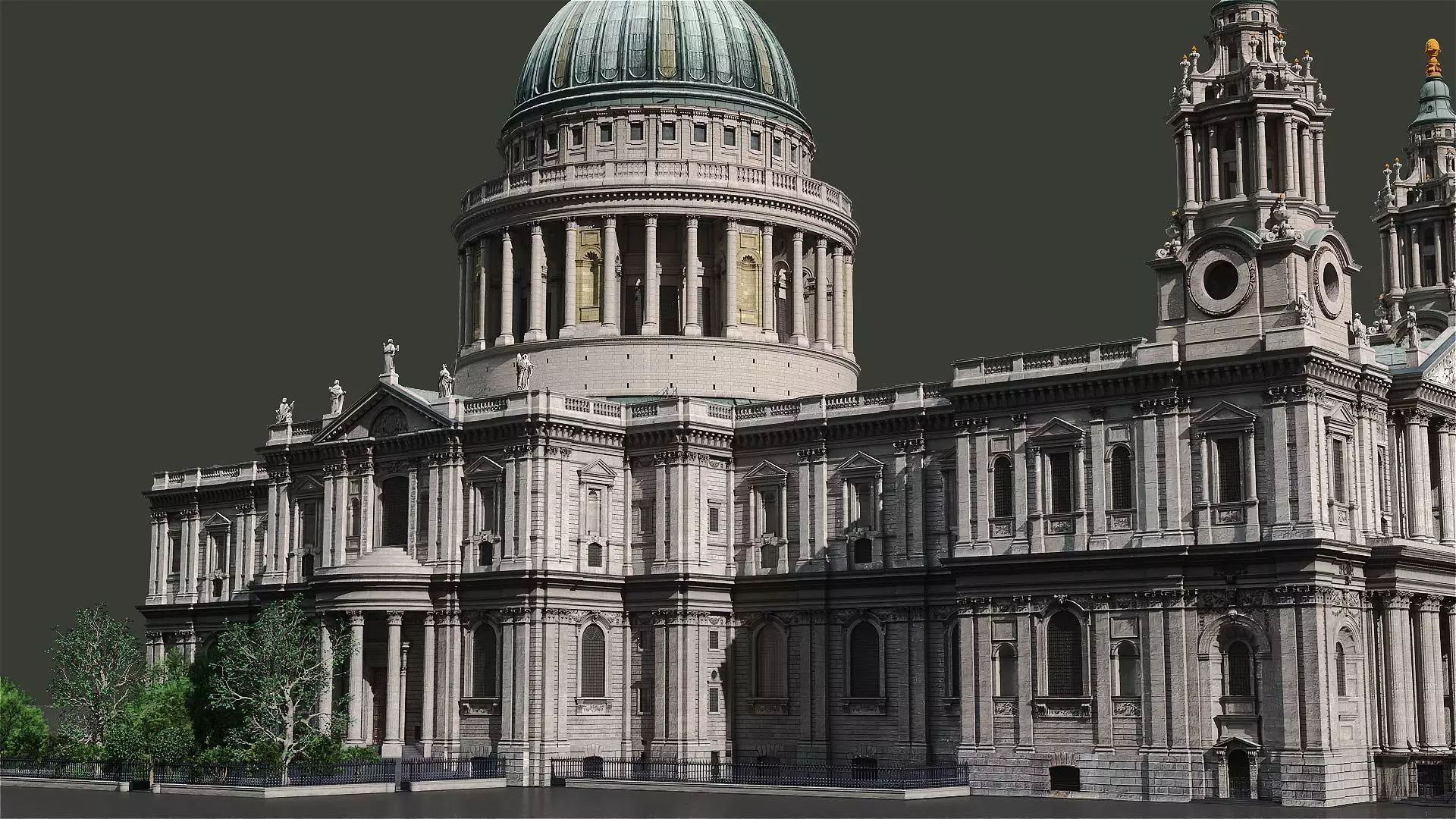 St Pauls Cathedral 3D model_7