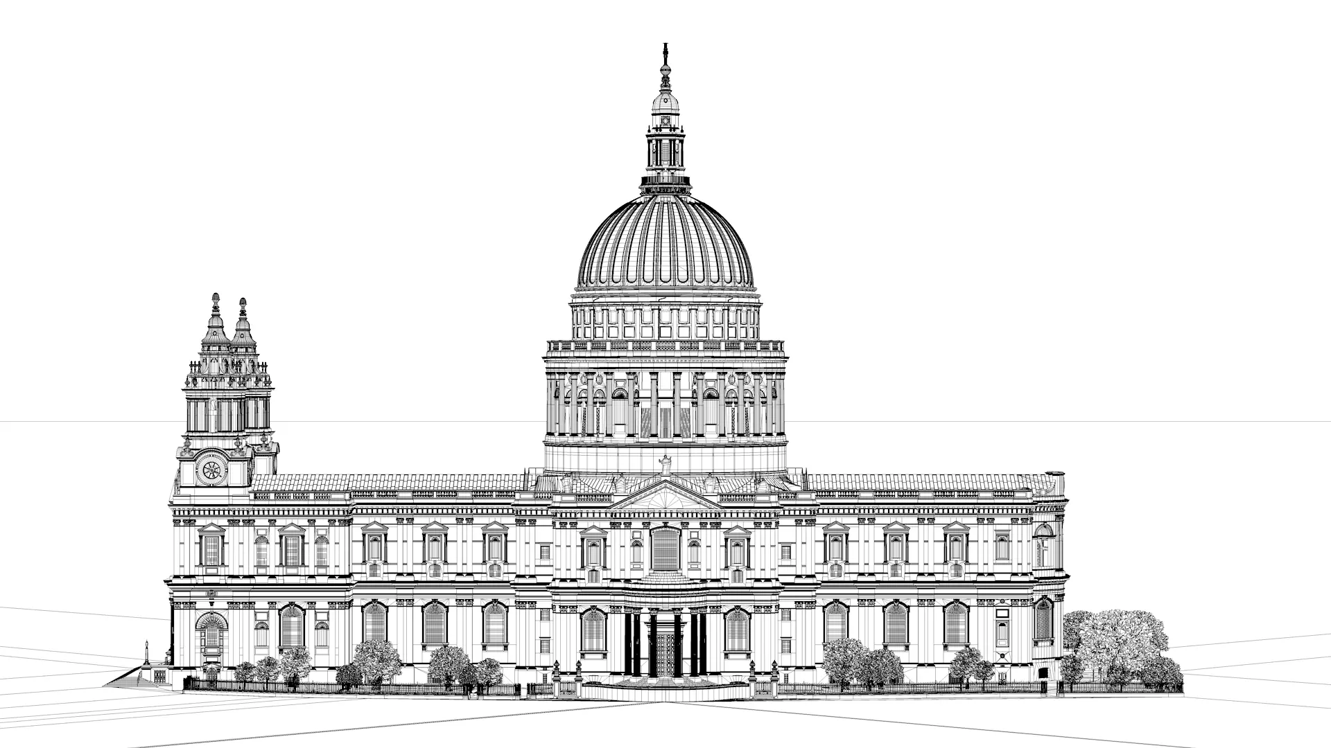 St Pauls Cathedral 3D model_12