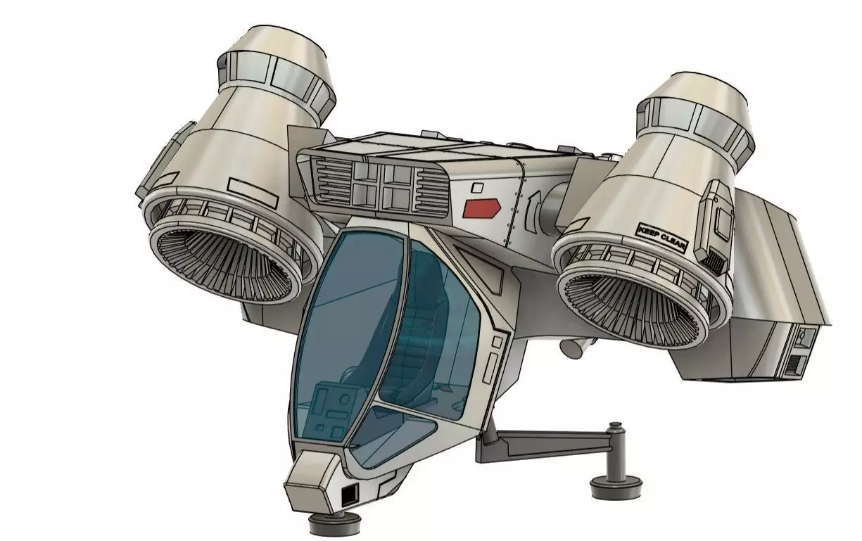 ALIENS CONCEPT DROPSHIP 3D print model_0