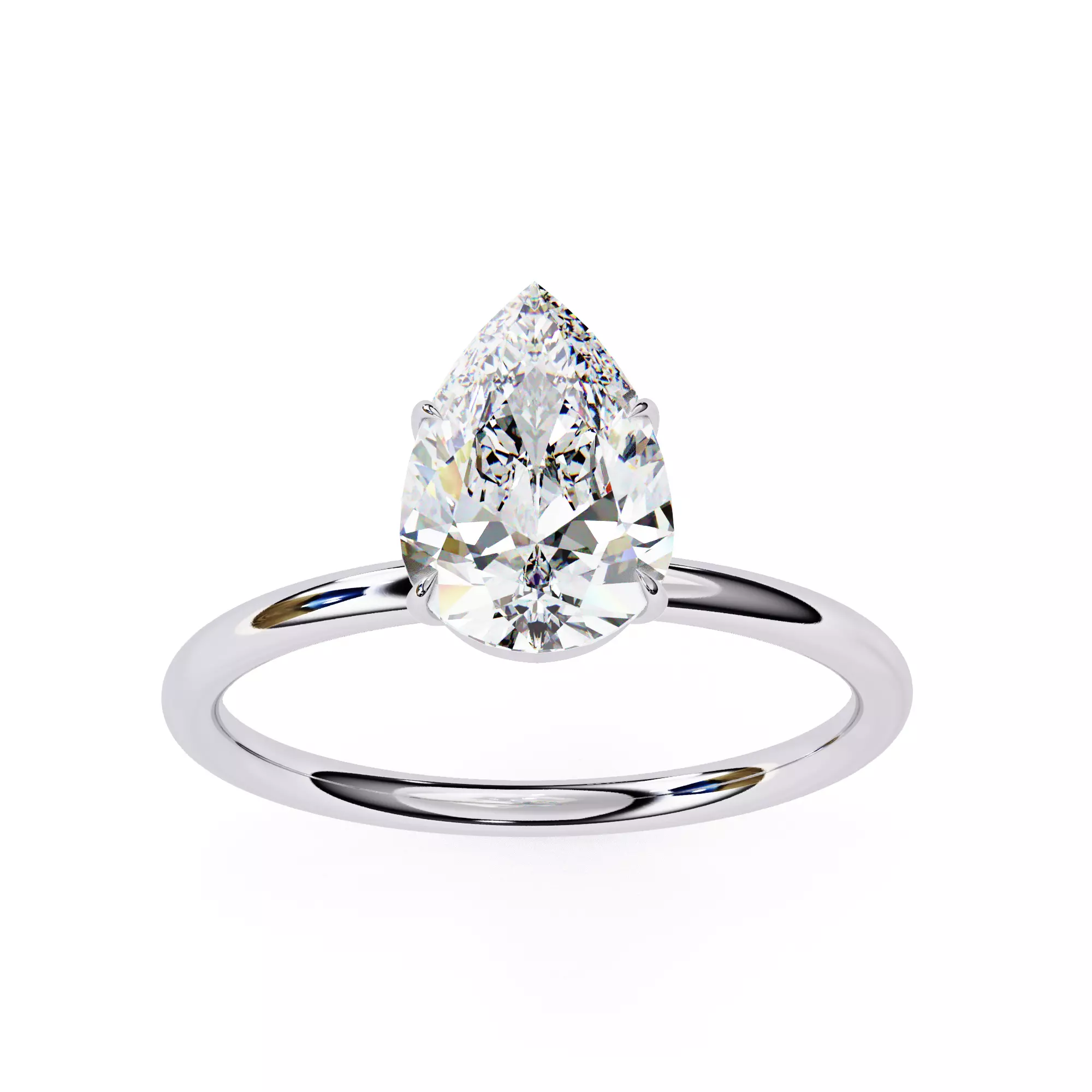 Solitaire Ring Stl 3dm 3D print model Single 360 Video 3D print model_2