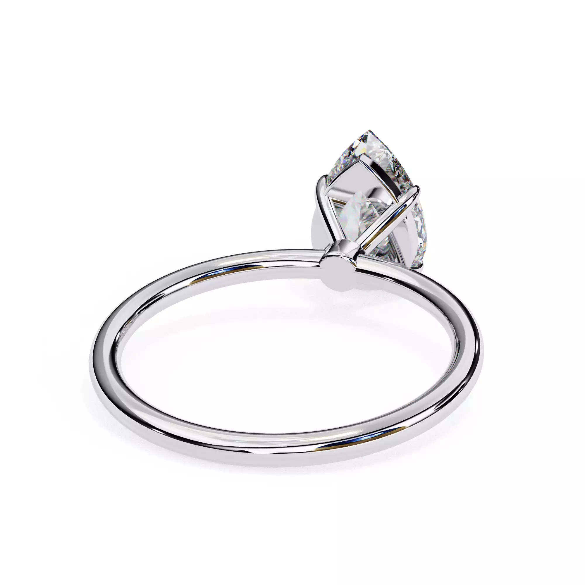 Solitaire Ring Stl 3dm 3D print model Single 360 Video 3D print model_9