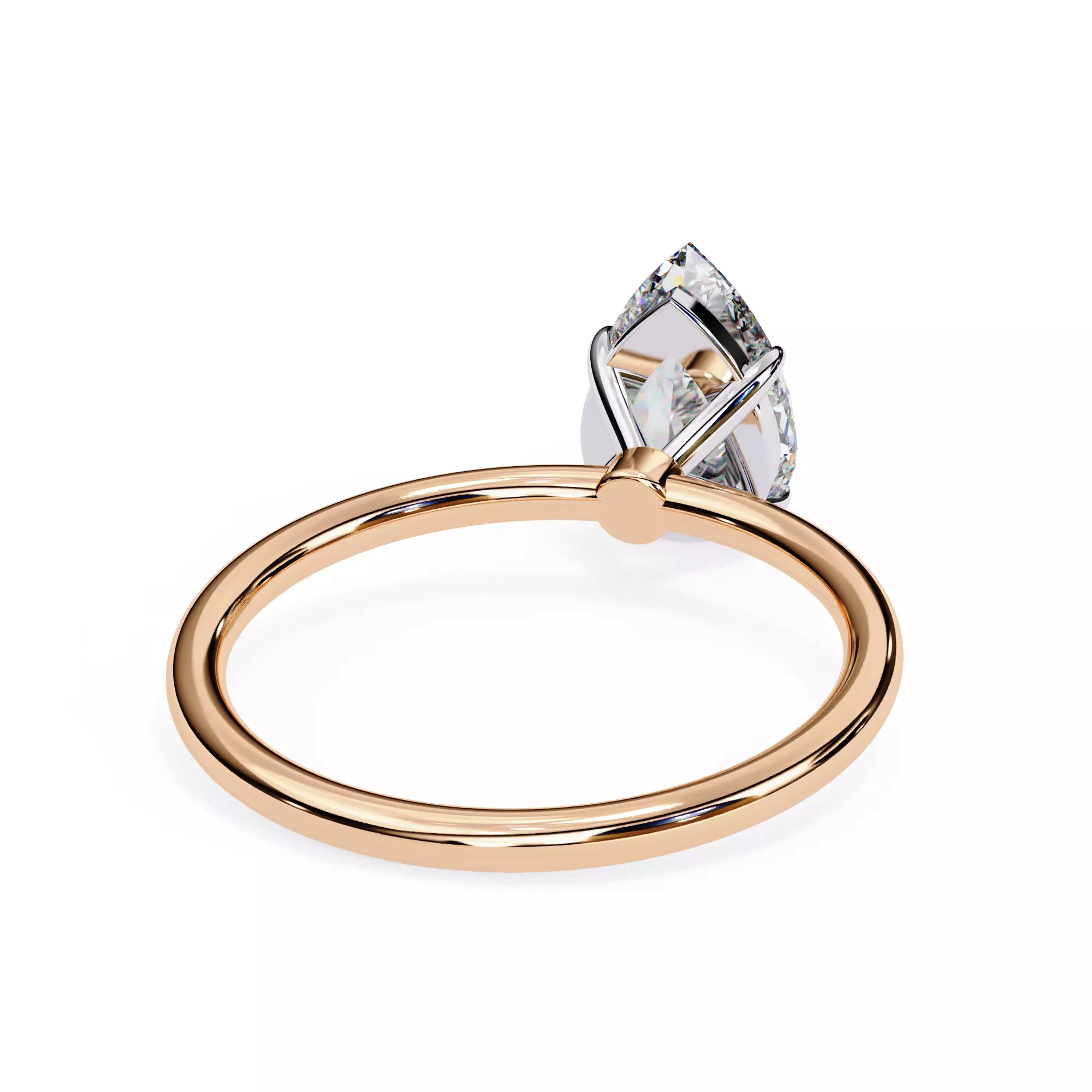 Solitaire Ring Stl 3dm 3D print model Single 360 Video 3D print model_8