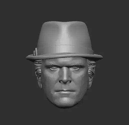 Edward Carnby Alone in the Dark Headsculpt for Action Figures