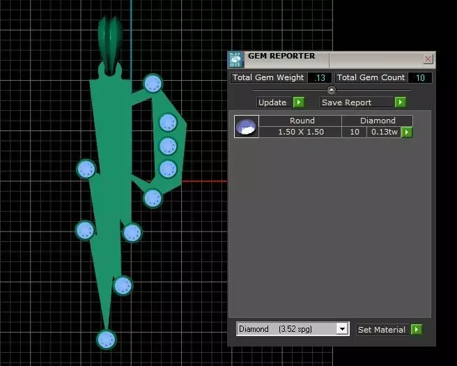 Letter P Pendant 3D Printable Model 3D print model_5