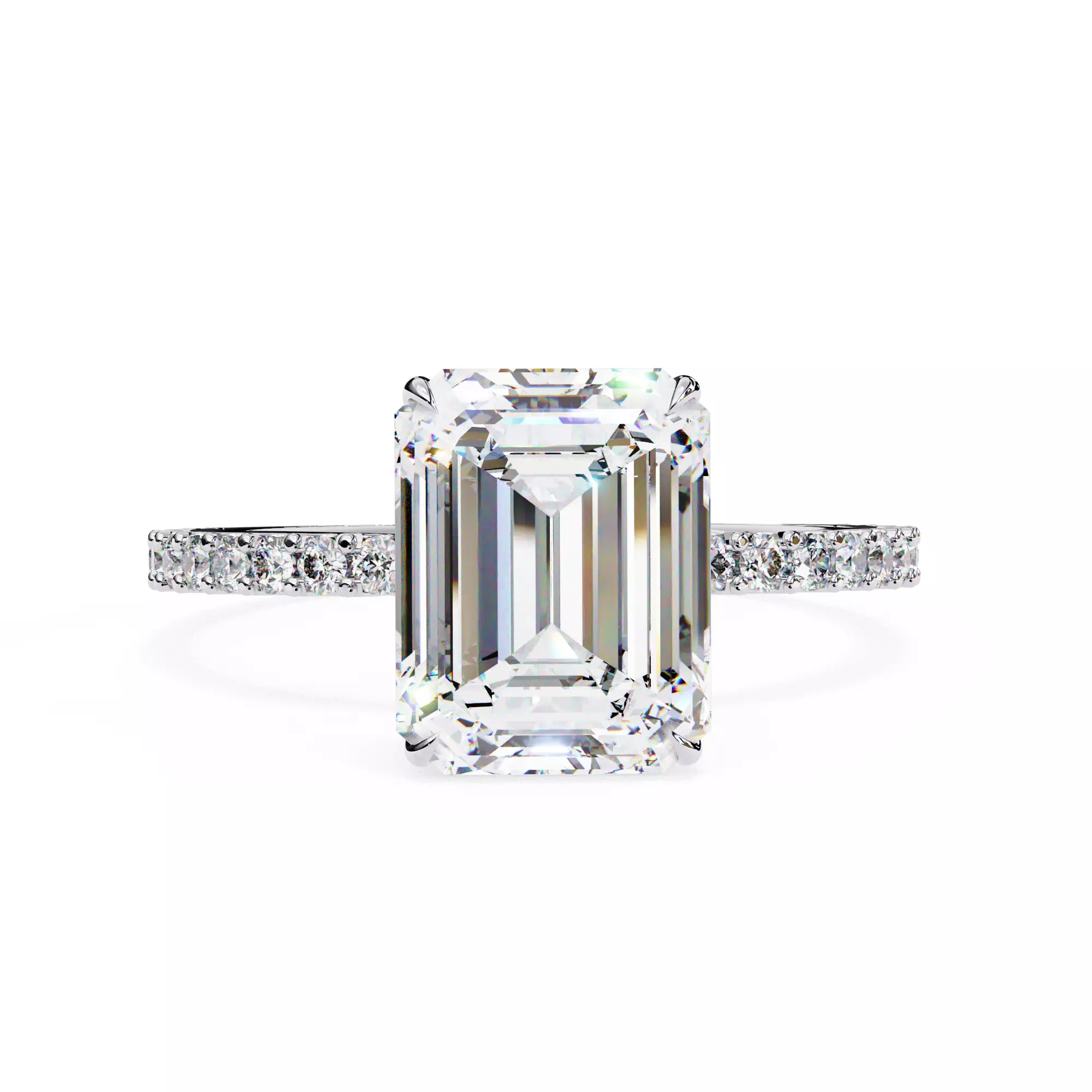 Solitaire Ring Stl 3dm 3D print model Single 360 Video   3D print model_4