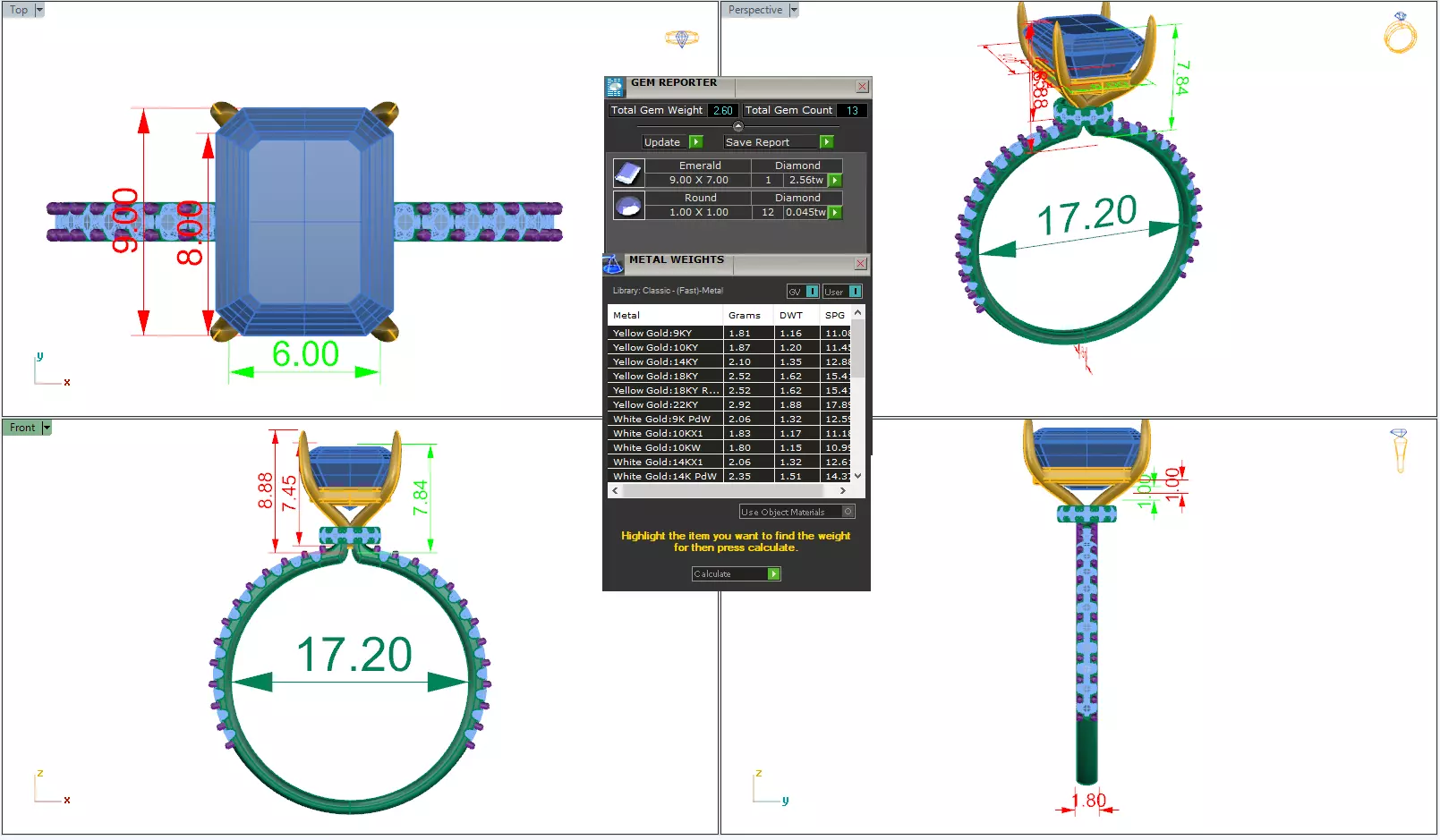 Solitaire Ring Stl 3dm 3D print model Single 360 Video   3D print model_13