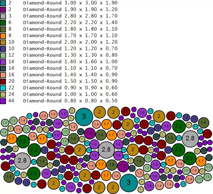 Custom Pave Style Mosaic Reverses Diamond Ring - Hiphop Ring 3D print model_17