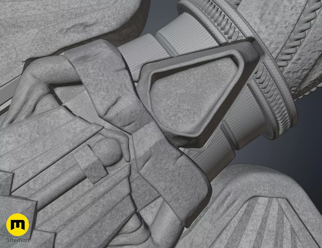 Dark Angels Power Sword 3D print model_15