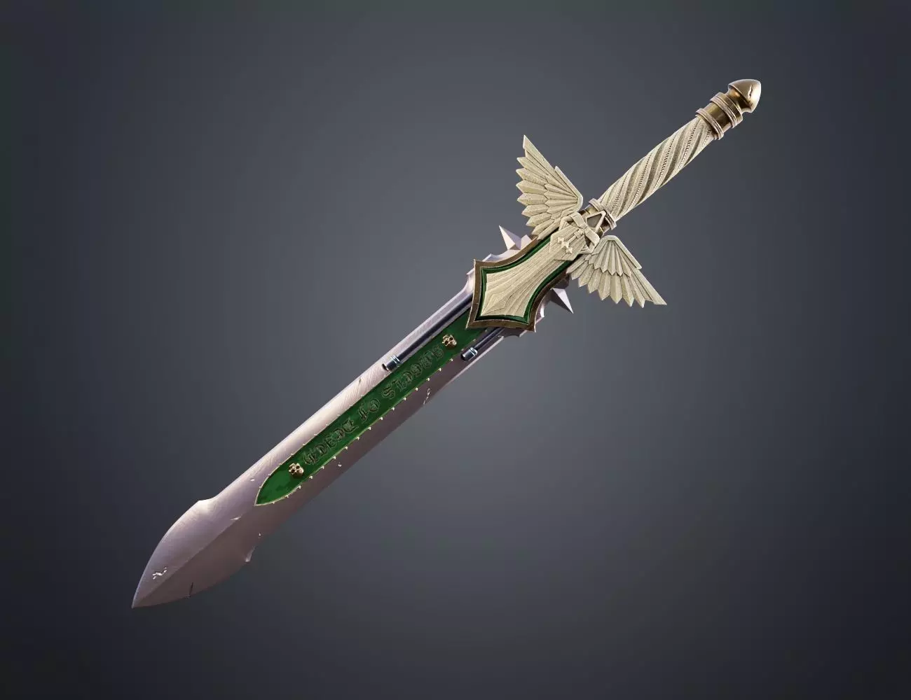 Dark Angels Power Sword 3D print model_0