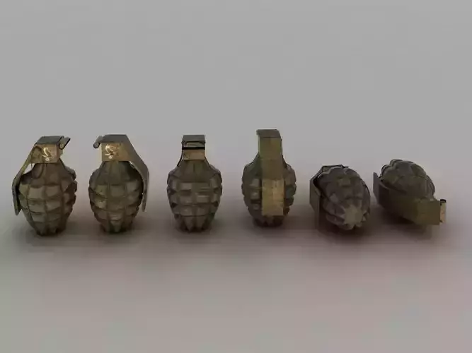 Hand Grenade 3D model
