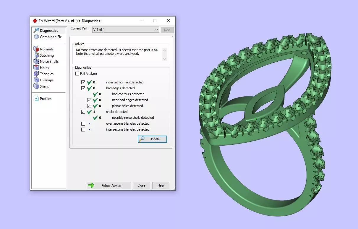 Gold N1580 3D print model_8