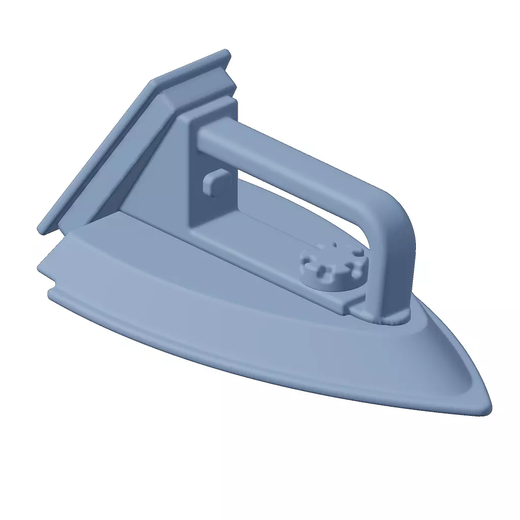 Plastic Electrical Iron Box Toy 3D model_0