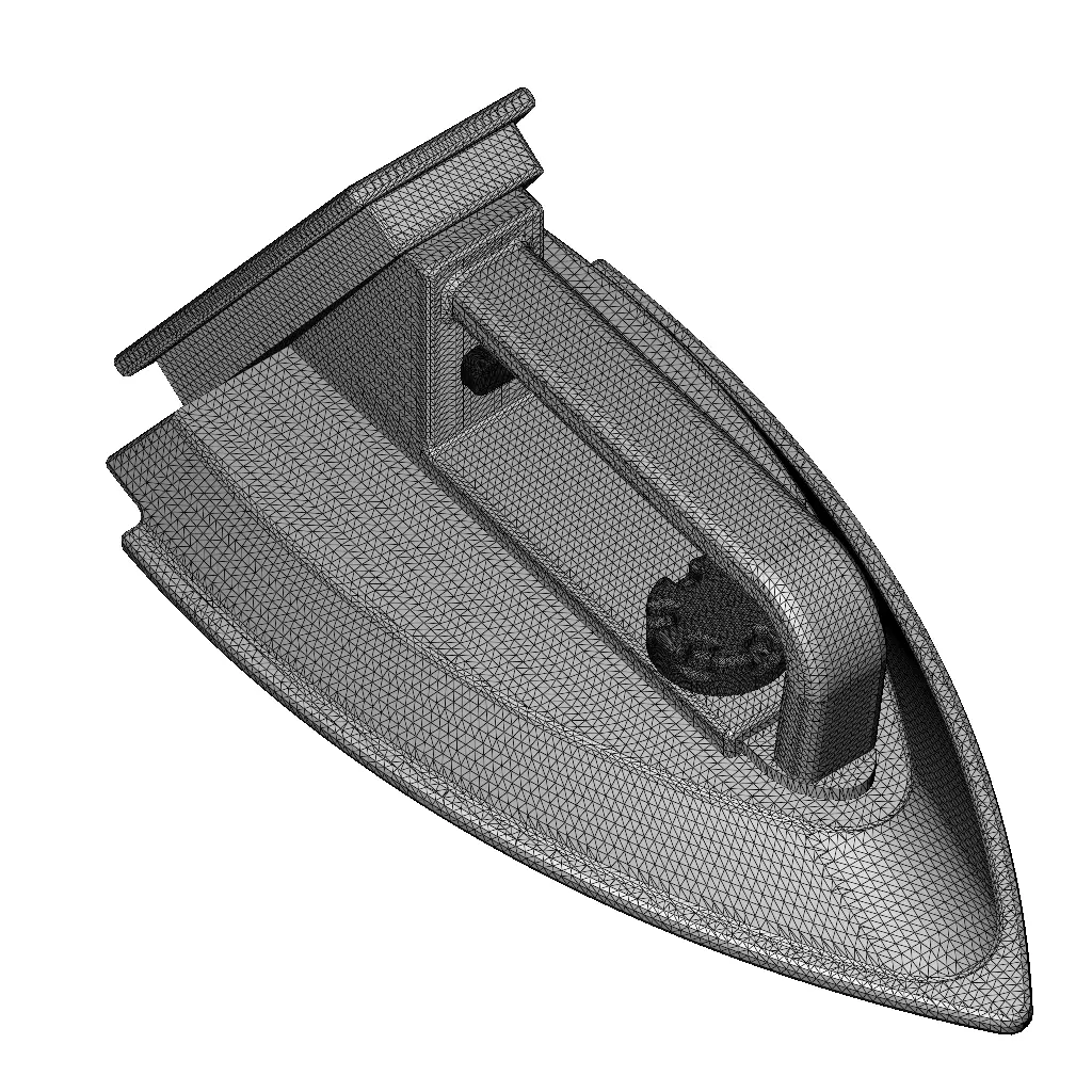 Plastic Electrical Iron Box Toy 3D model_4