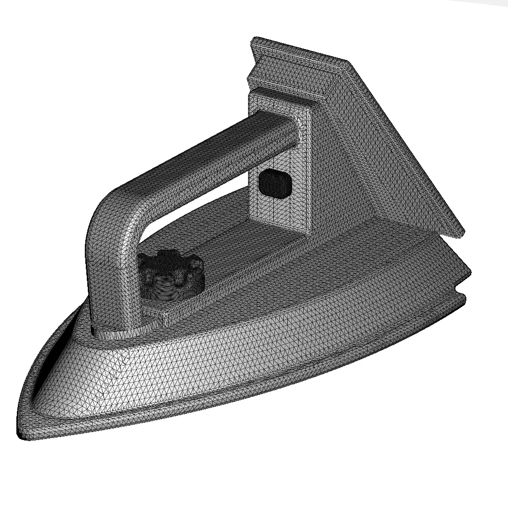 Plastic Electrical Iron Box Toy 3D model_6