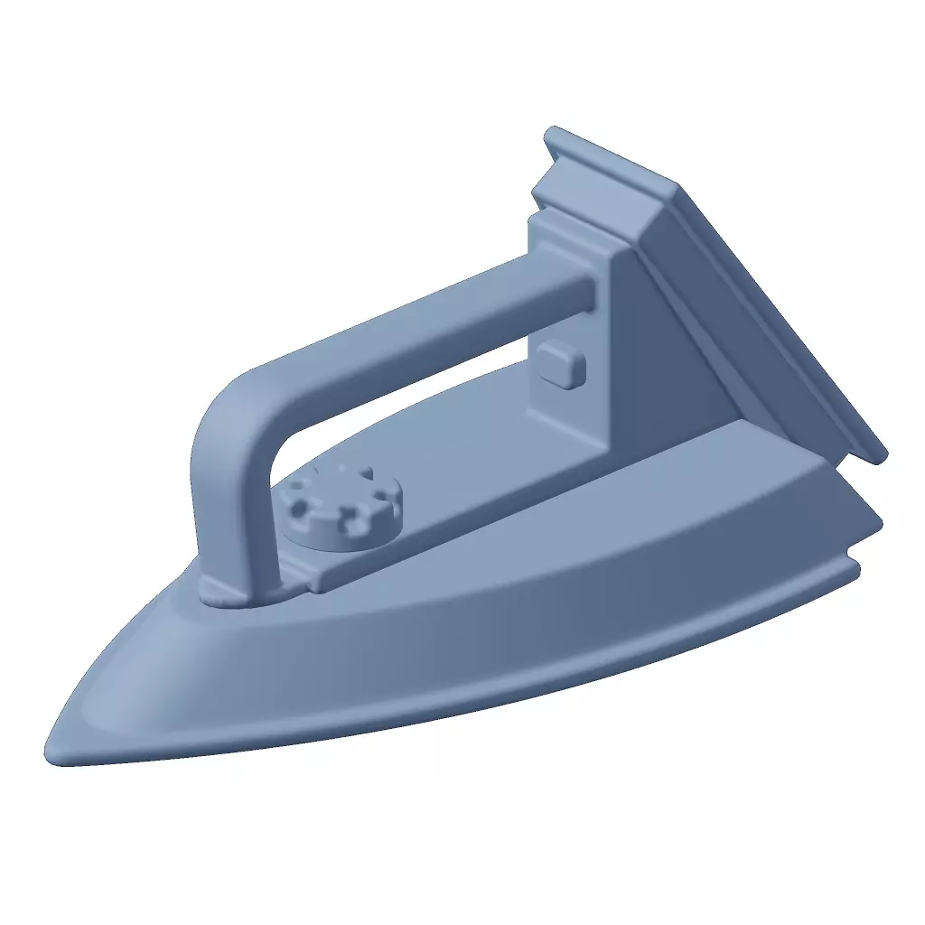 Plastic Electrical Iron Box Toy 3D model_1