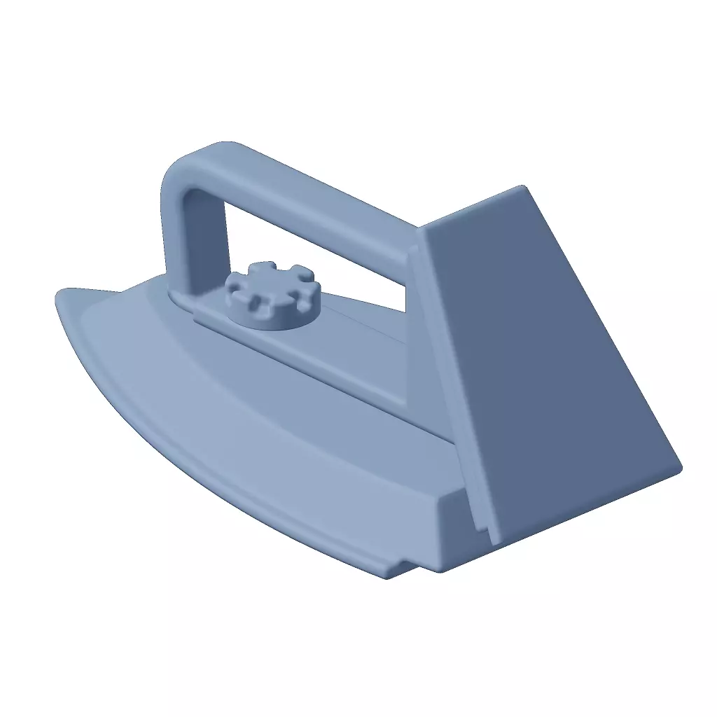 Plastic Electrical Iron Box Toy 3D model_2