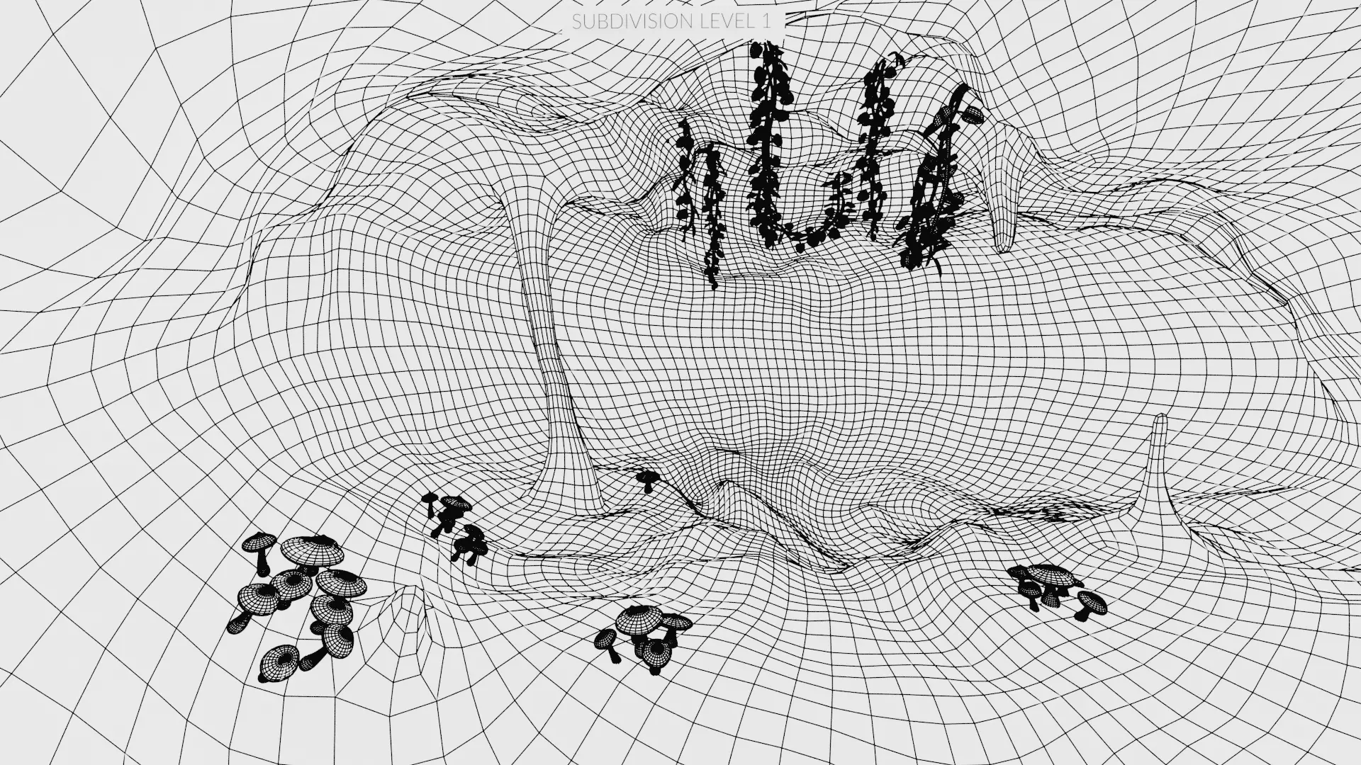 -Cave V3 - with Vegetation - 3D model_9