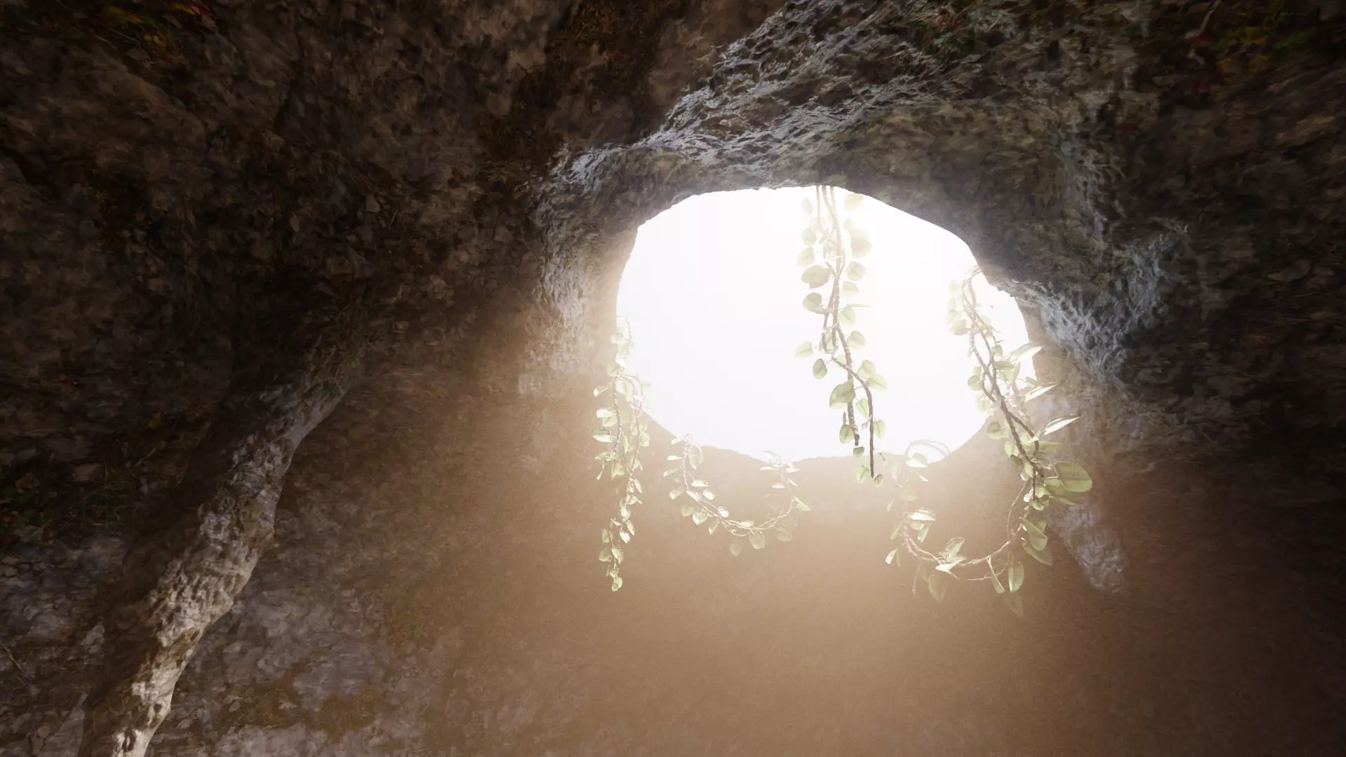 -Cave V3 - with Vegetation - 3D model_6