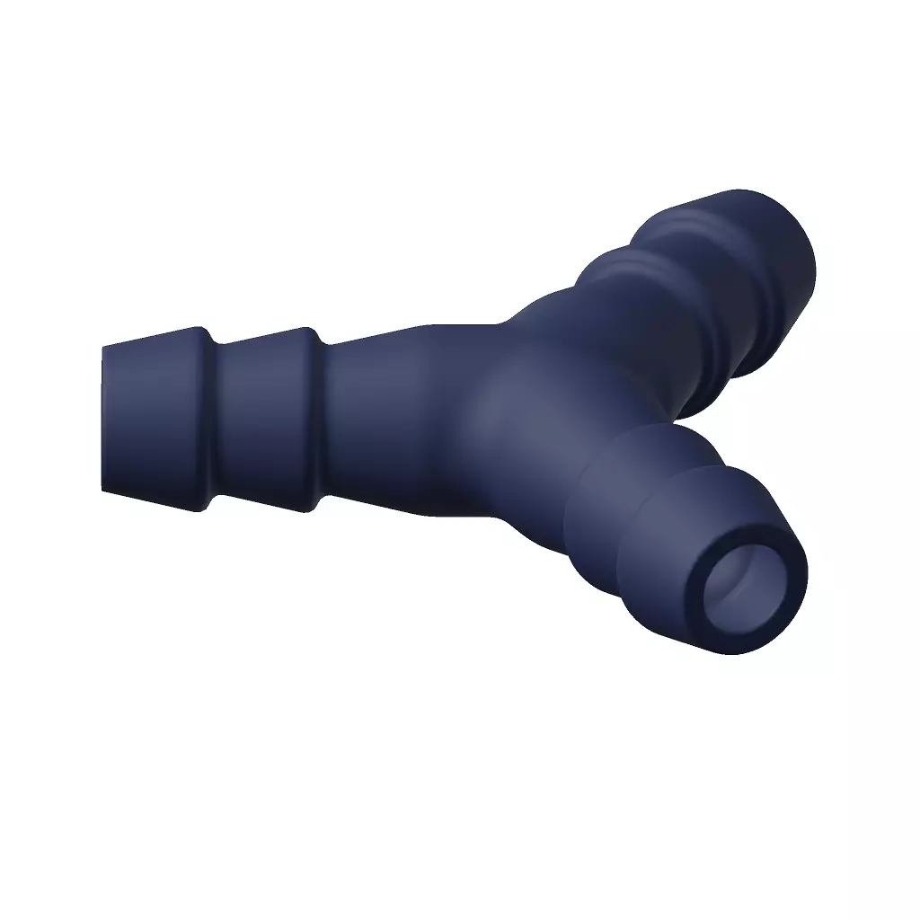 Plastic Hose Connector 3D model_0
