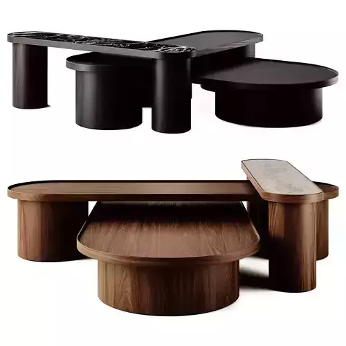 HC28 maison SPAN Set of Coffee Tables