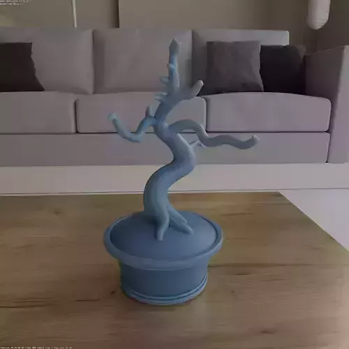 Elegant Bonsai Tree STL Model