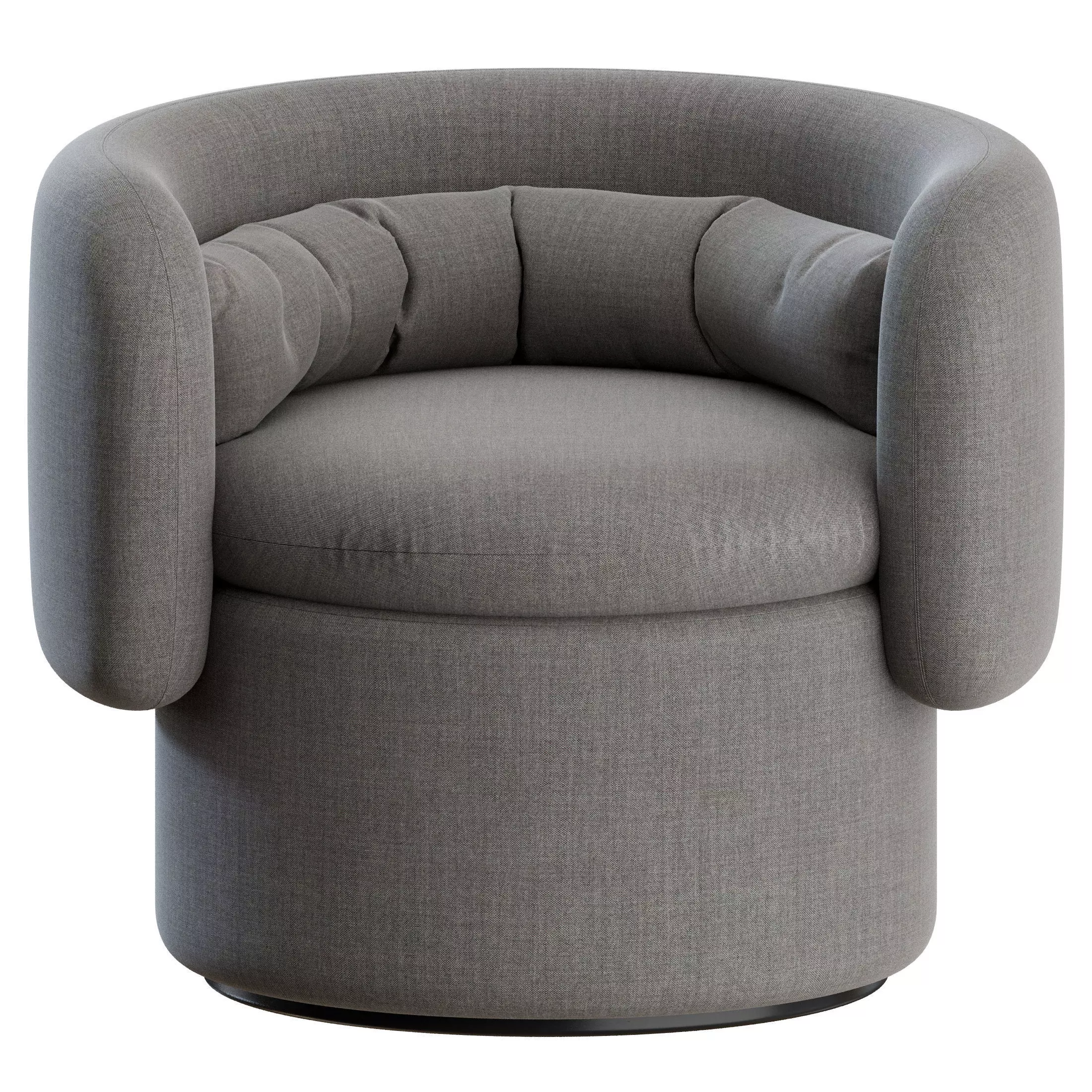 Group Formal Armchair by SCP 3D model_7