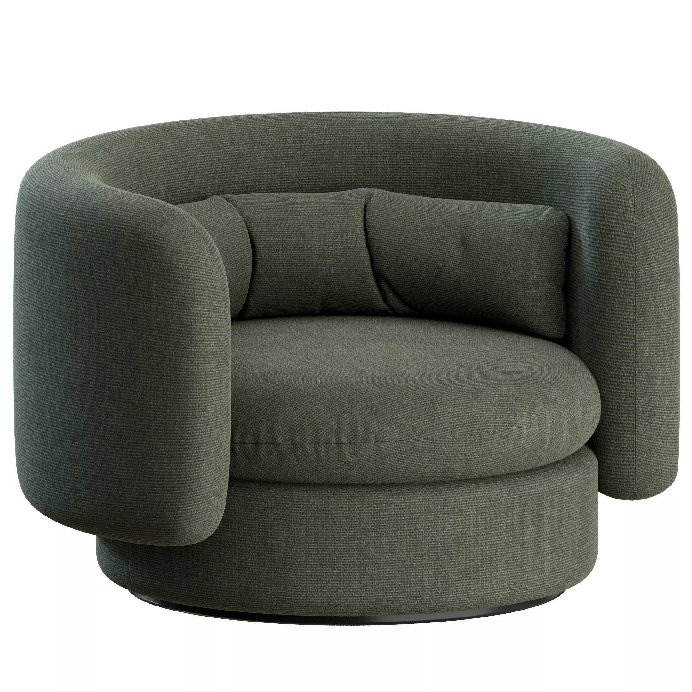 Group Classic Armchair by SCP 3D model_5