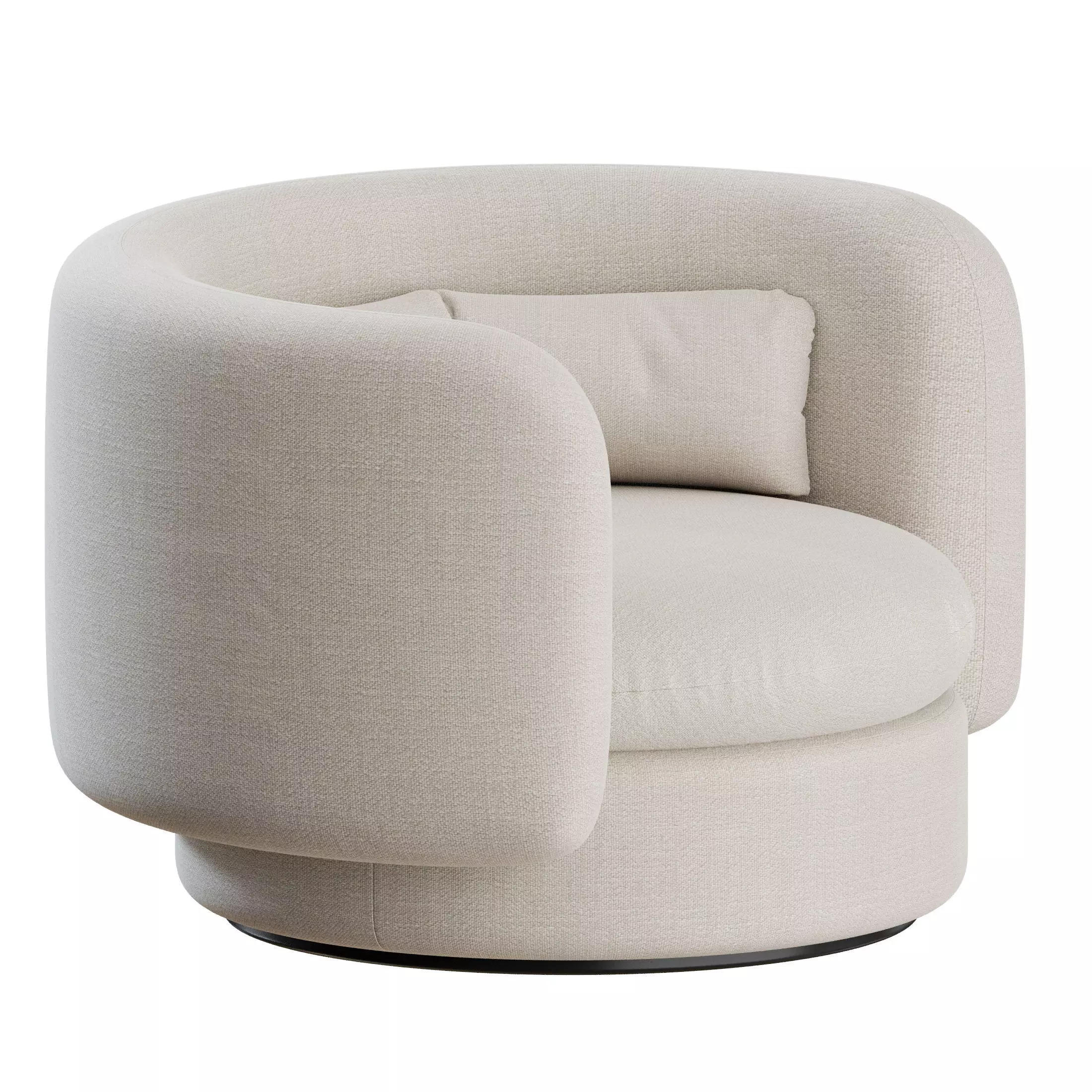 Group Classic Armchair by SCP 3D model_10