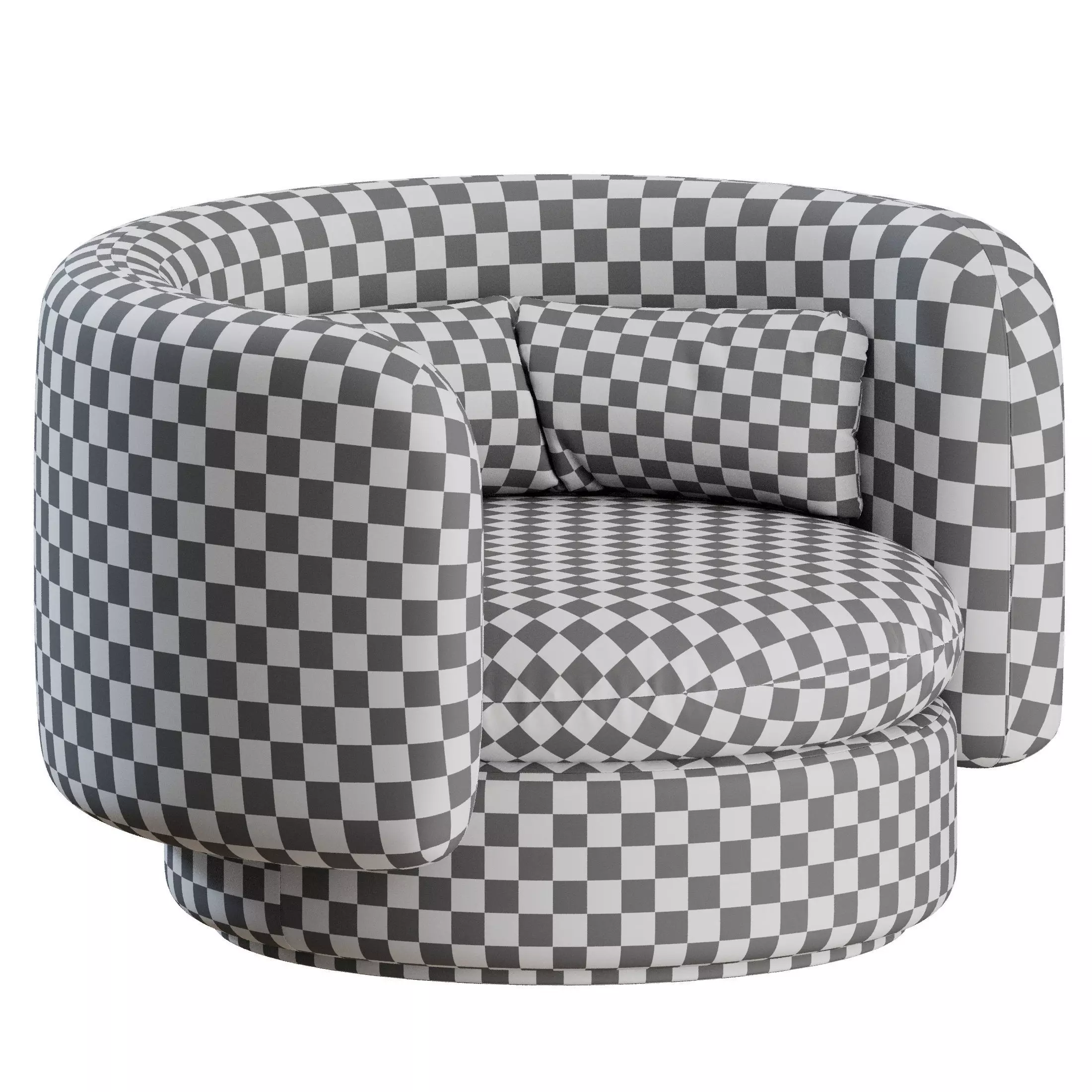 Group Classic Armchair by SCP 3D model_3