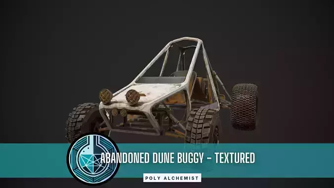 Abandoned Dune Buggy - Textured