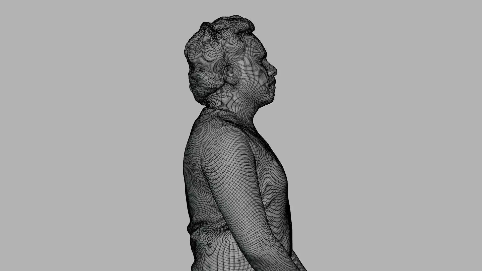 Male Hockey Player Scanned Standing Pose 3D Model 3D model_10