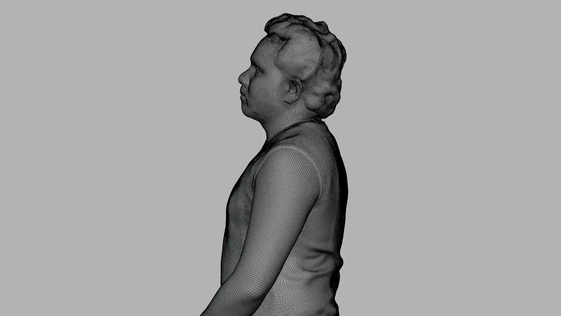 Male Hockey Player Scanned Standing Pose 3D Model 3D model_9