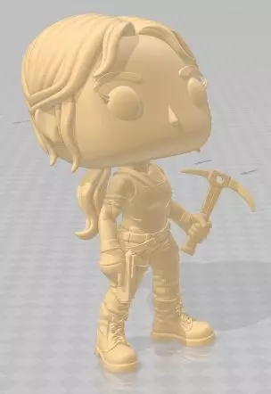Funko - Tom Raider Printable Doll 3D print model_2