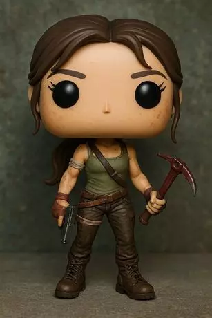 Funko - Tom Raider Printable Doll 3D print model_0