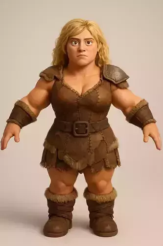 Barbarian woman
