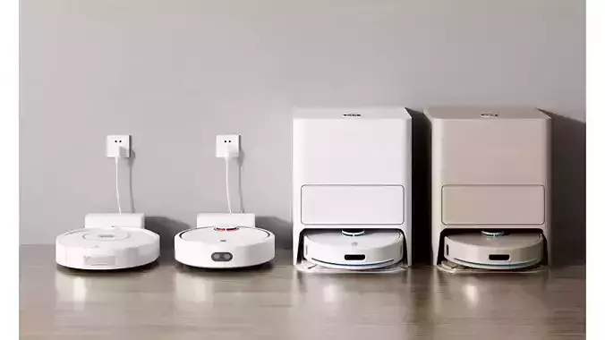 Multiple robotic vacuum cleaners