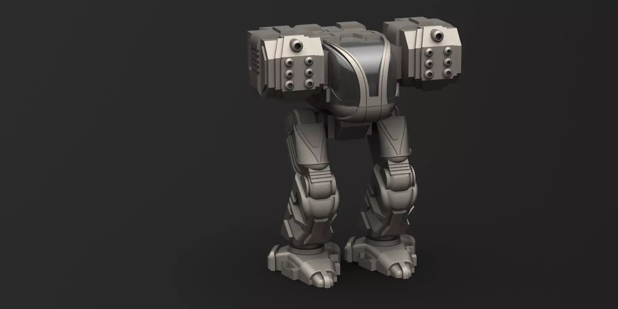 Robot mech 1 3D print model_0