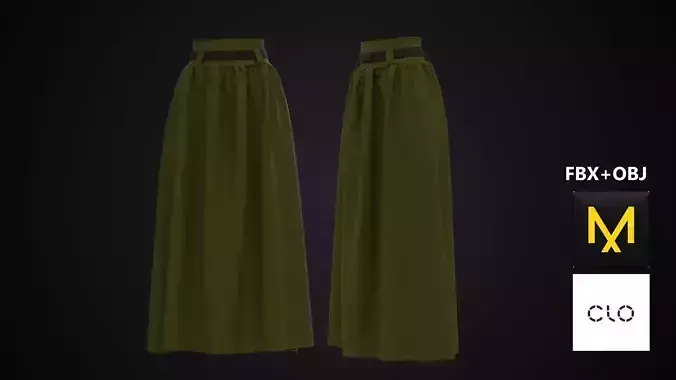 Skirt Marvelous Designer