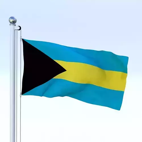 Animated Bahamas Flag