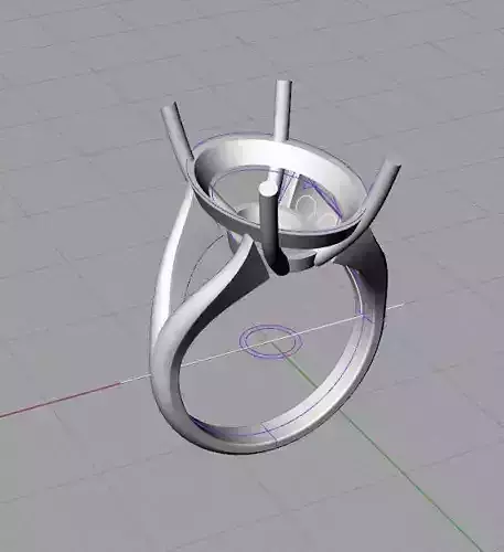oval ring Free 3D model