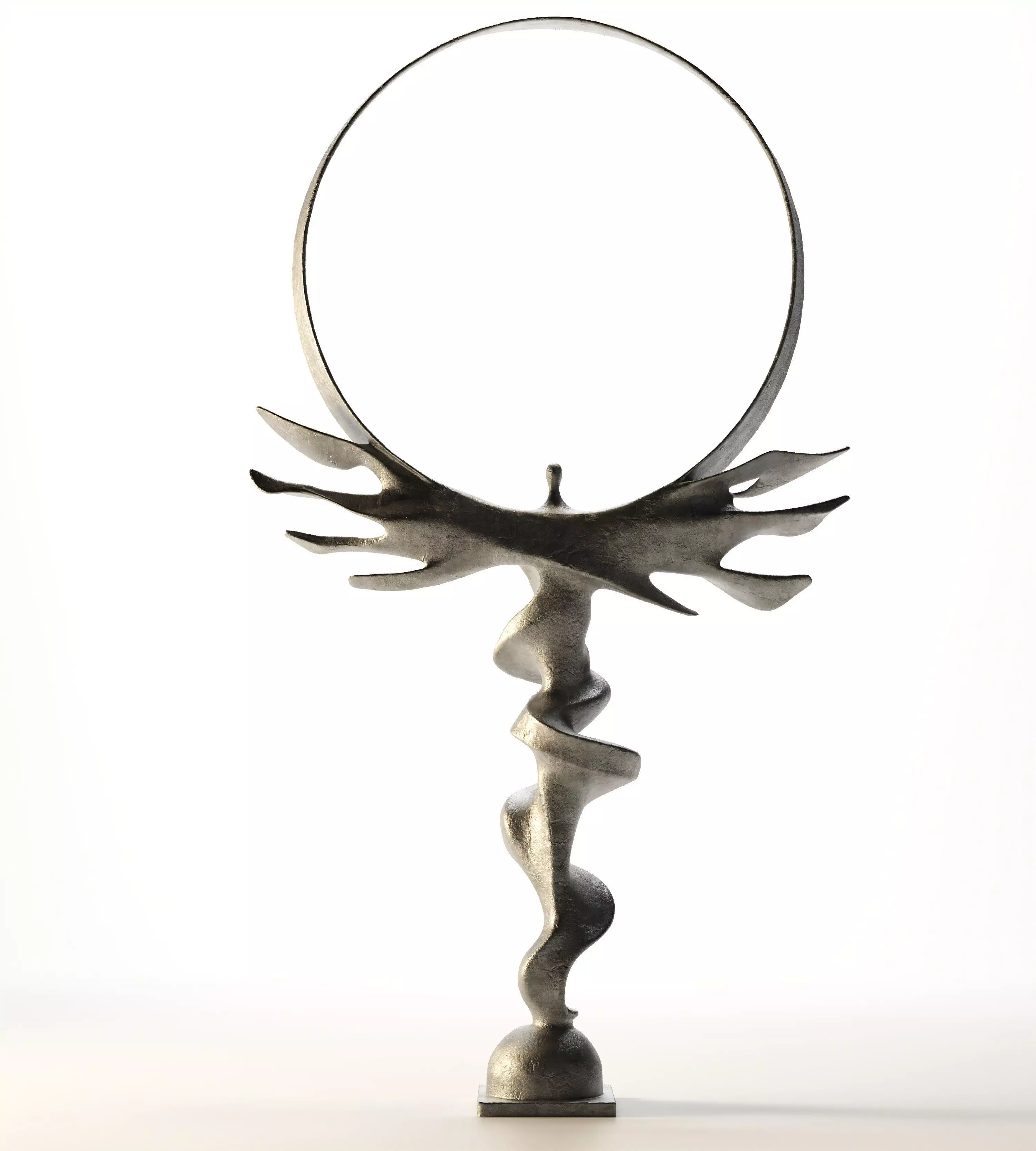 Abstract Human Ascension Sculpture 3D model_4