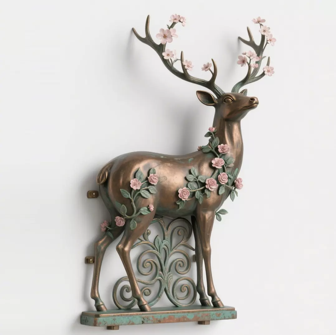 deer  sculpture 3D print model_0