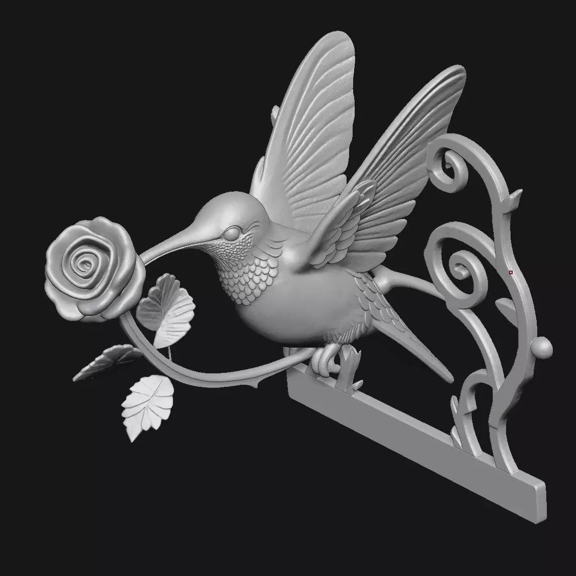 Hummingbird 3D print model_6