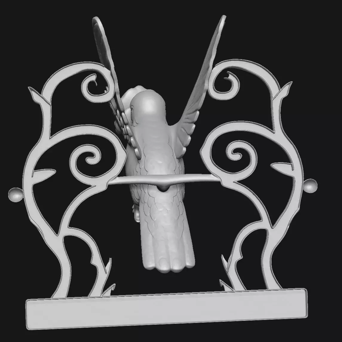 Hummingbird 3D print model_3