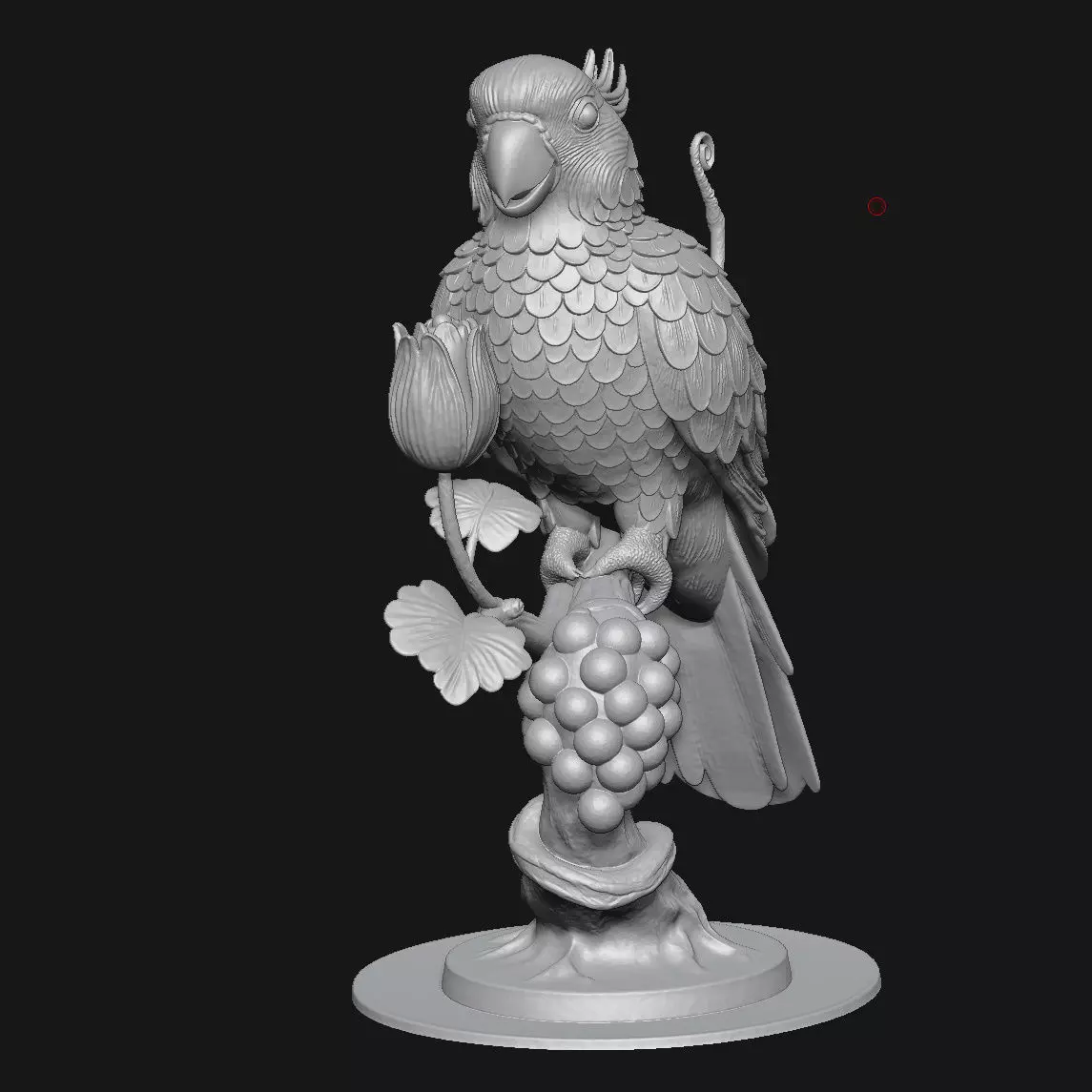 Parrot 3D print model_1