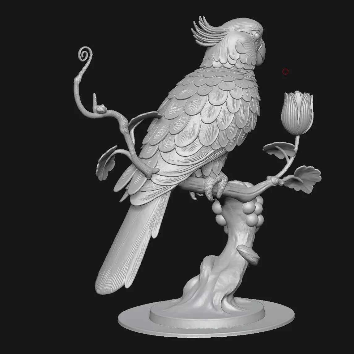 Parrot 3D print model_3