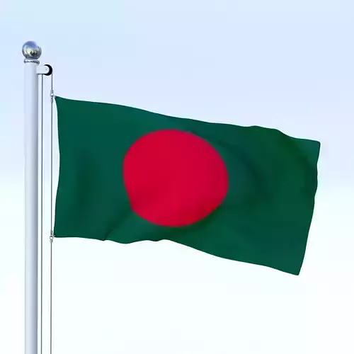 Animated Bangladesh Flag